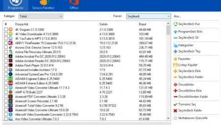 Format Sonrası Program Katılımsız AIO Programlar